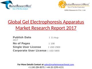 Global Gel Electrophoresis Apparatus Market Research Report 2017.pptx