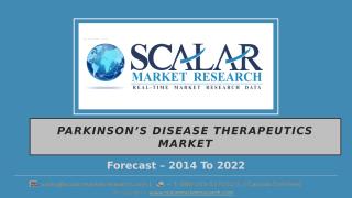 Parkinson’s Disease Therapeutics Market.pptx